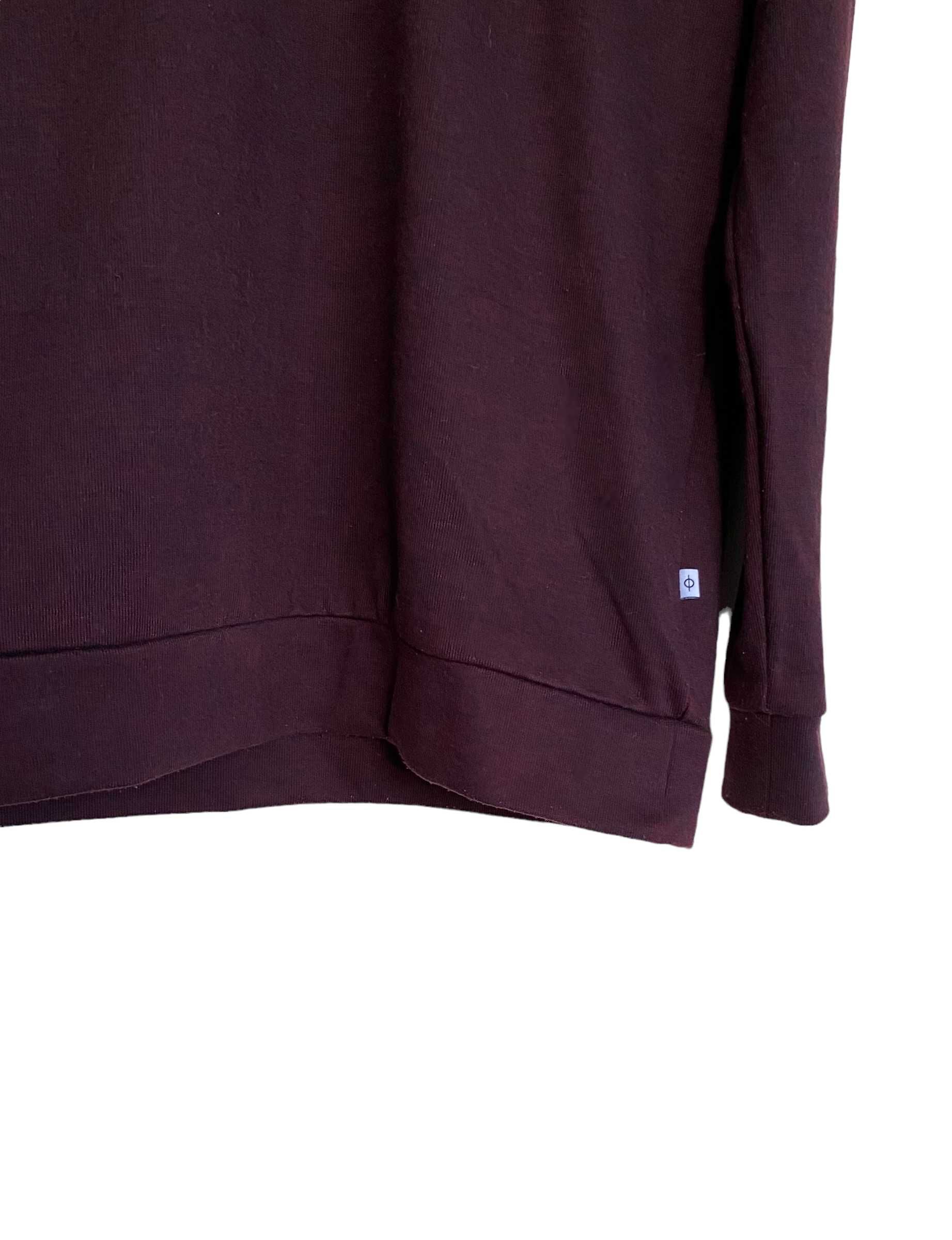 Samsoe/Samsoe burgundowe hoodie, rozmiar S