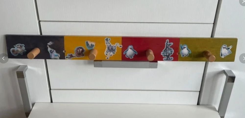 Drewniany wieszak Ikea 60 cm domherre