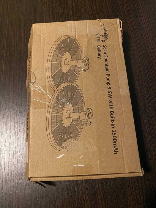 Садові фонтани на сонячній панелі ASITIN 3.5W та 6.5W