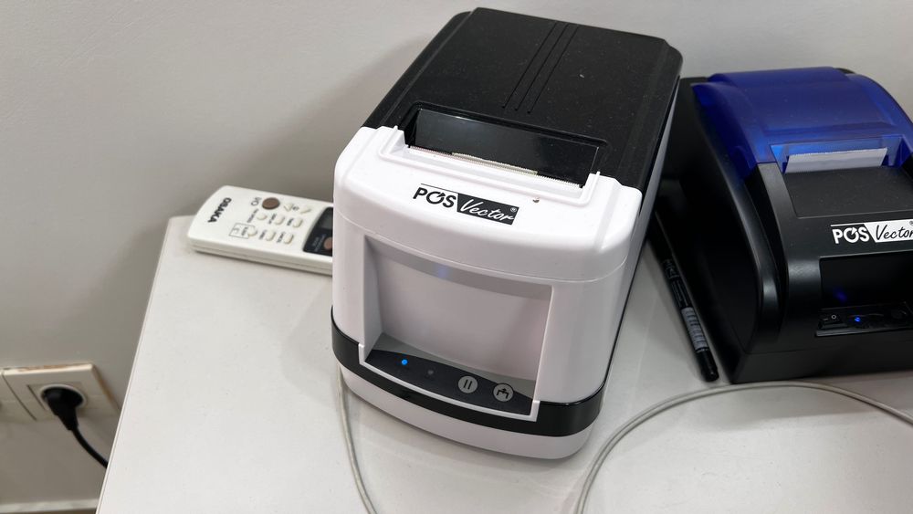 Принтер для друку наліпок, штрих-кодів (+бонус) PS-HL80 (майже новий)