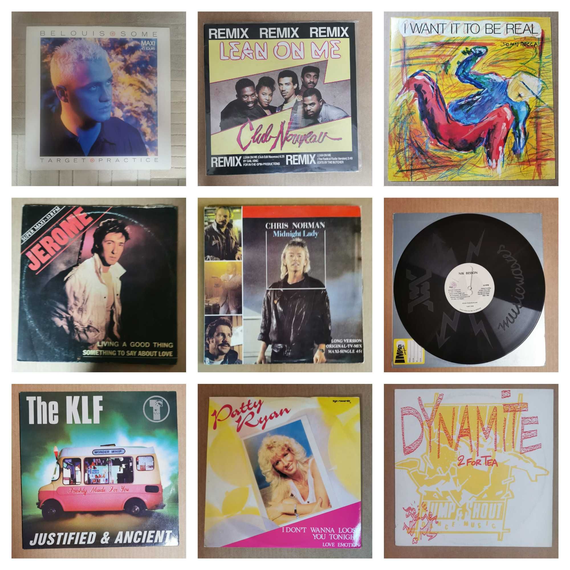 Discos de vinil  maxi singles italo disco rock pop  varios preços