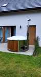Balia ogrodowa 200cm gorąca beczka HOT TUB jacuzzi basen Euroline