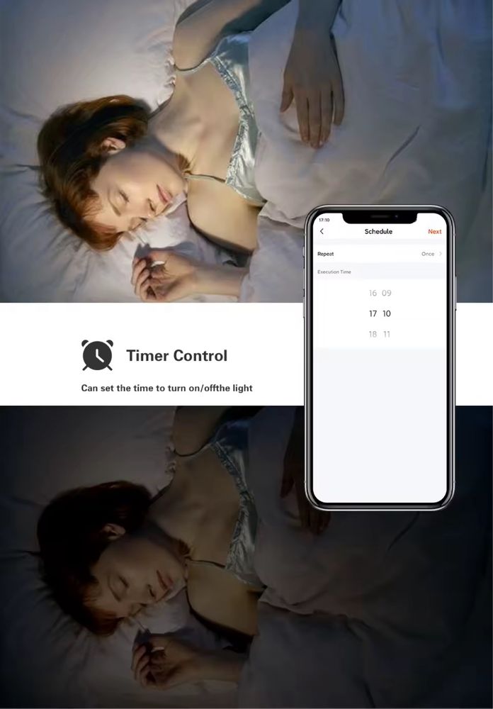 Smart WiFi led лампа GU10 RGB Tuya