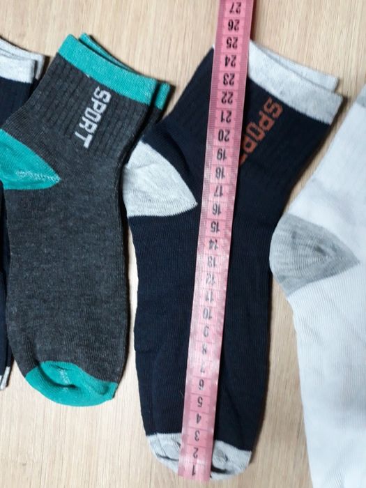 6 par skarpety męskie, chłopięce rozmiar 38-40