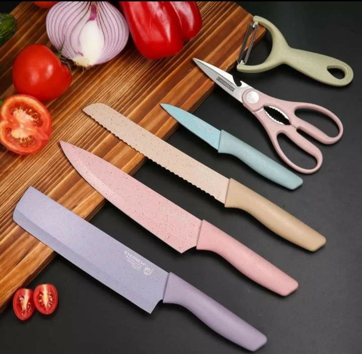 Набір кухонних ножів Evcriverh