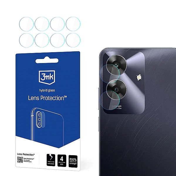 Szkło hybrydowe do obiektywu aparatu 3mk Lens Protection na Realme Not