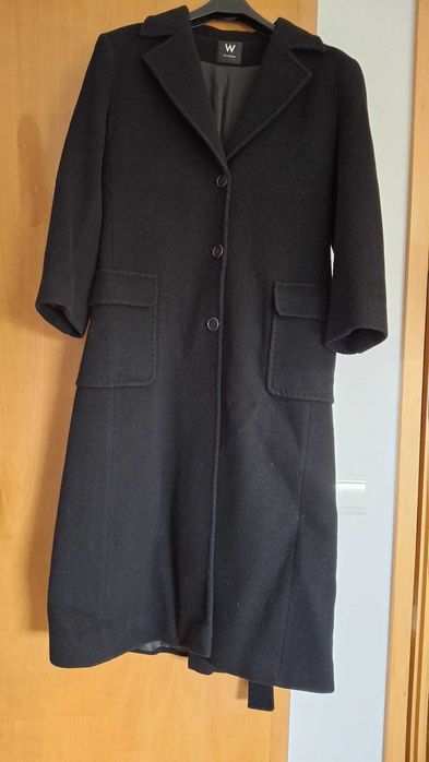 Casaco comprido Lanidor — elegante e quente, em óptimo estado
