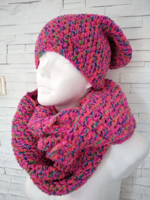 Komplet handmade smerfetka krasnal nary prezent