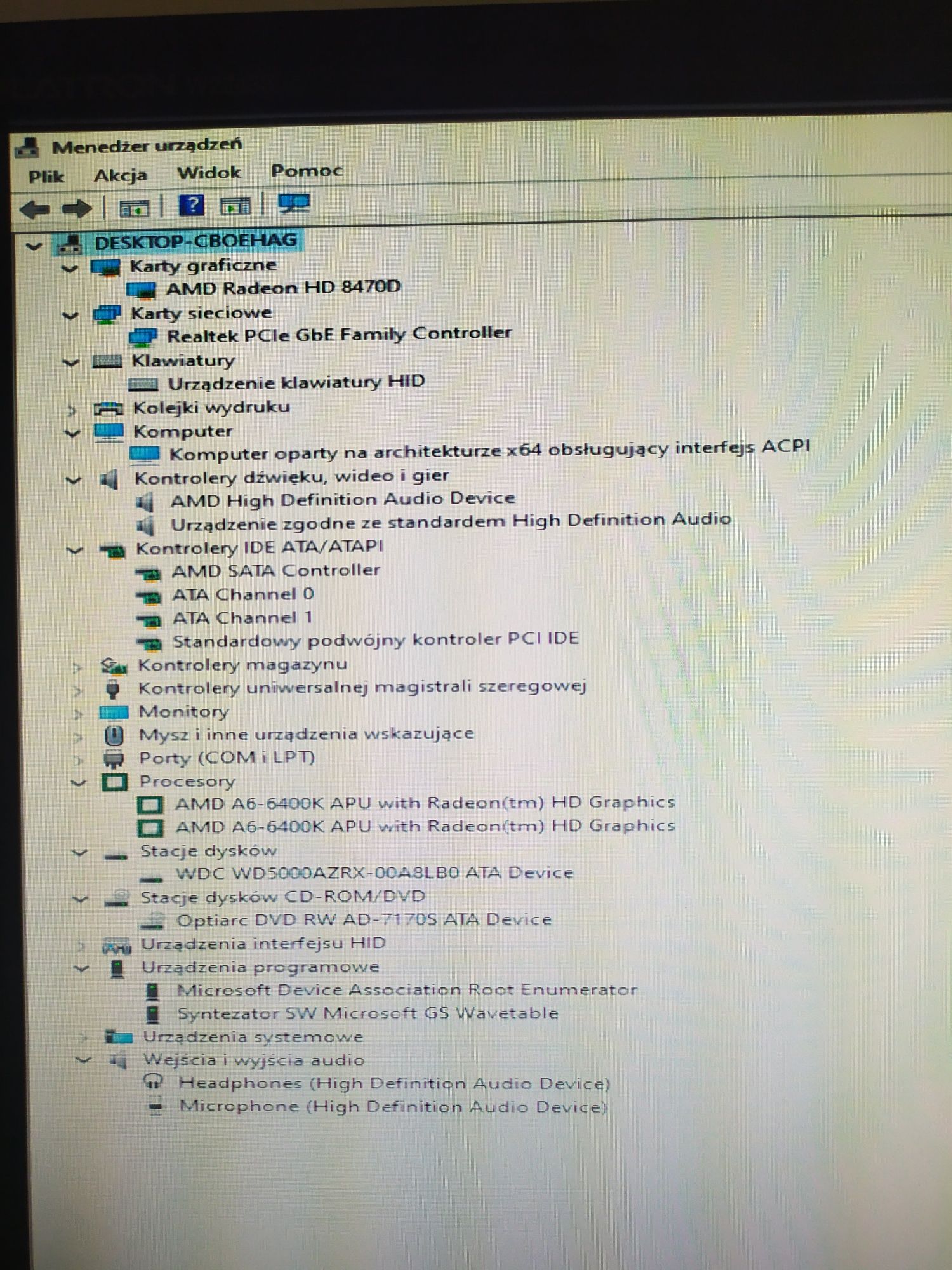 Komputer stacjonarny 4GB RAM, Dysk 512MB