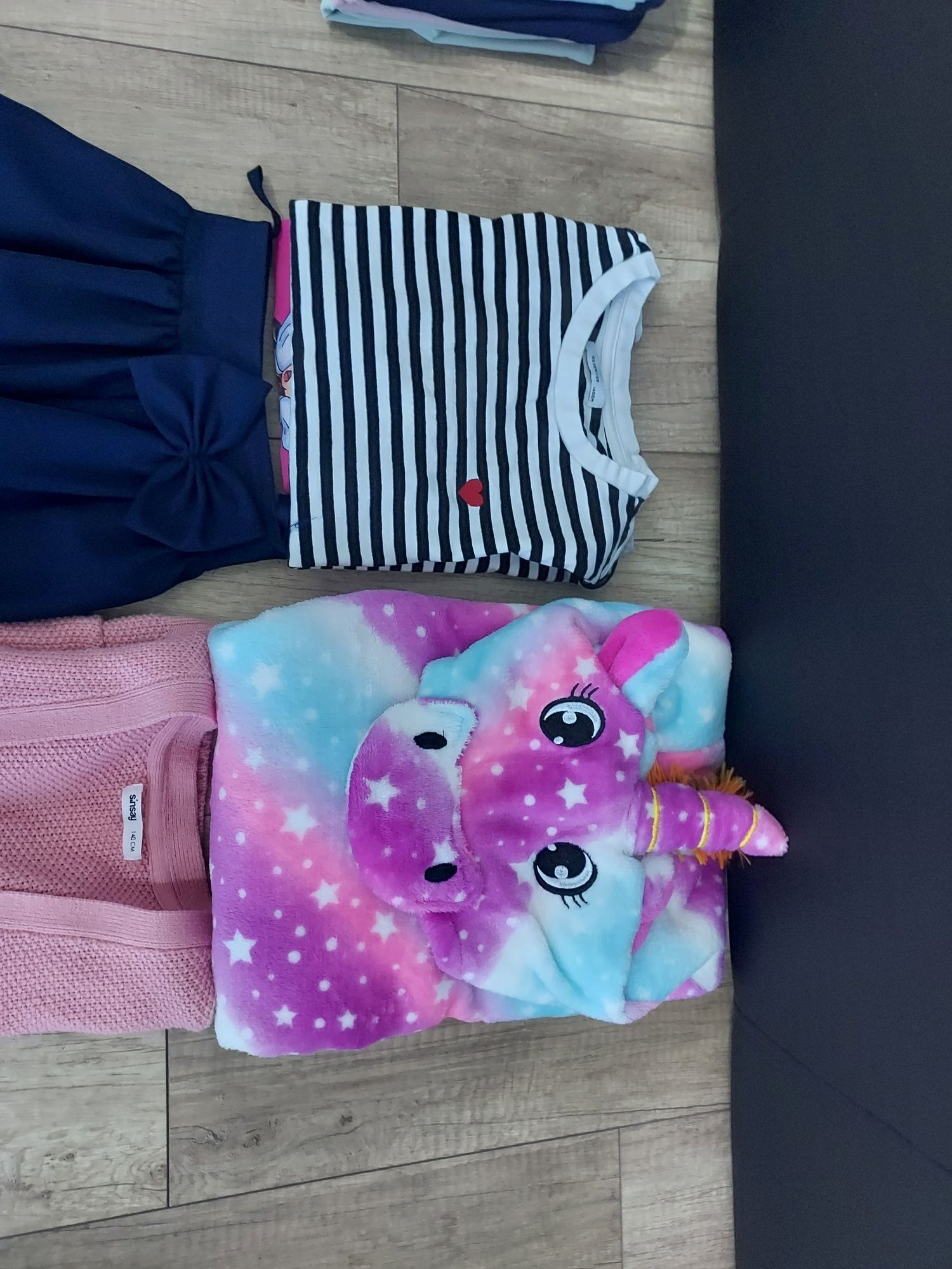 Ubrania dla dziewczynki rozm 140 zestaw H&M reserved cocodrilo