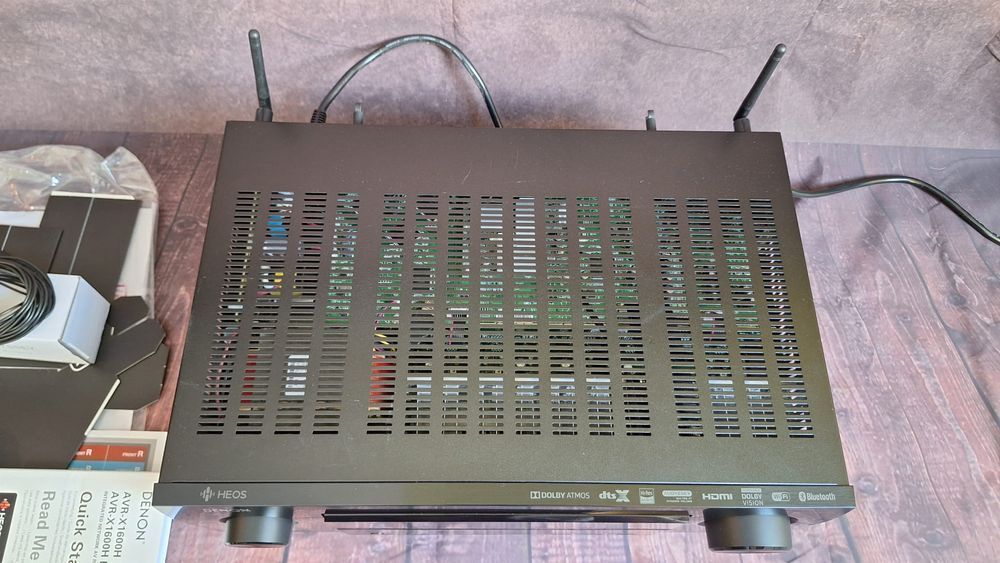 7.2 Denon AVR-X1600 Wi-Fi BT Heos 4K60p eARC DSD Spotify Atmos Vision