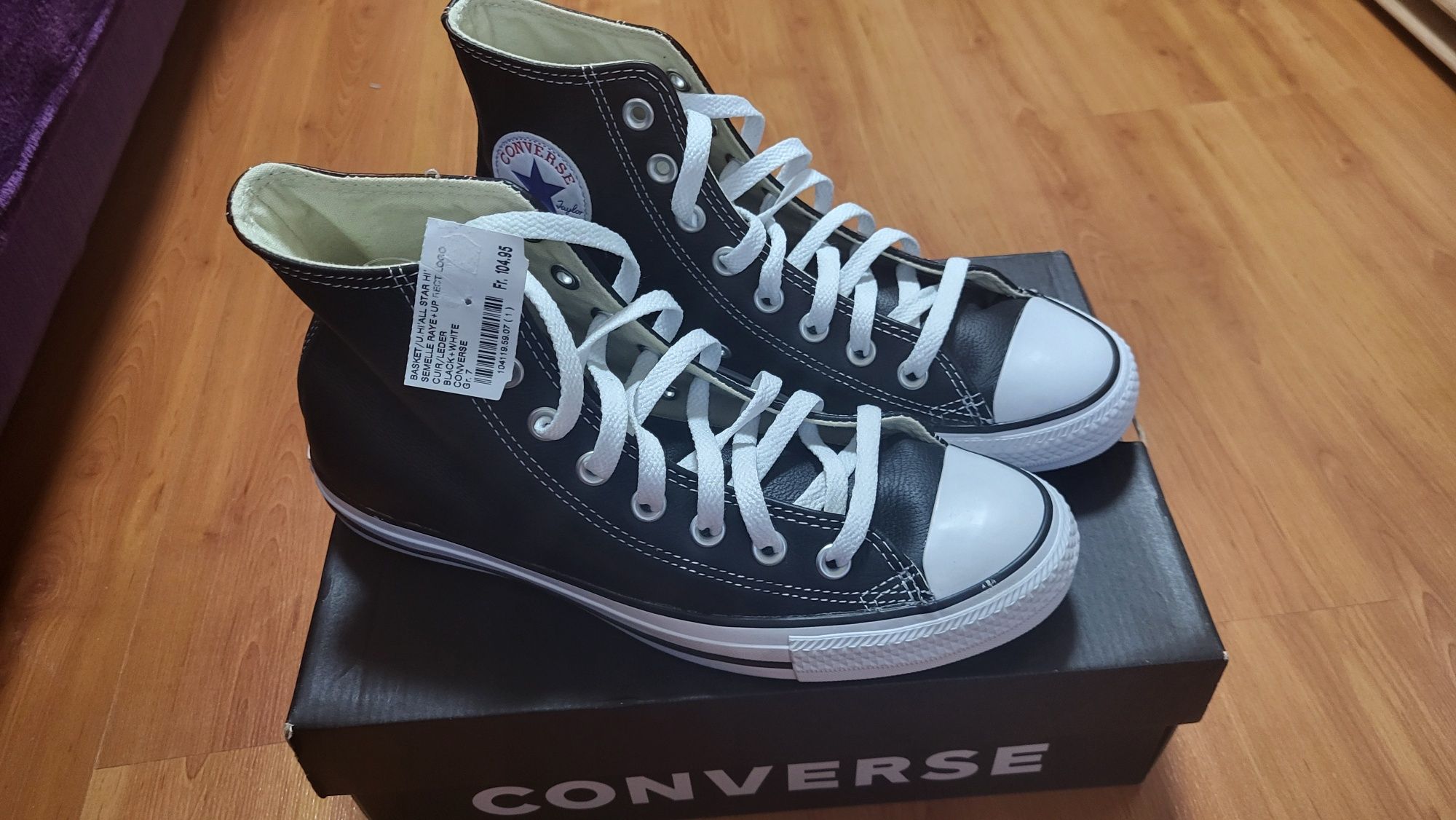 Кеди Converse шкіряні унісекс р.40