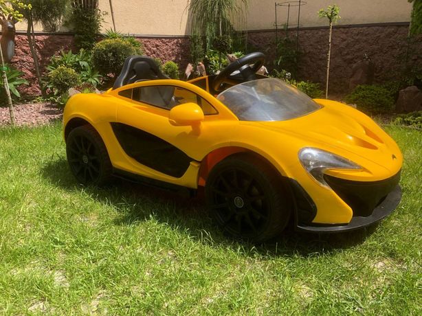 Детский электромобиль McLaren желтый!