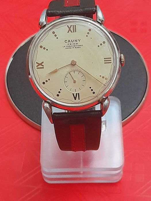 Relógio Vintage CAUNY Corda Manual