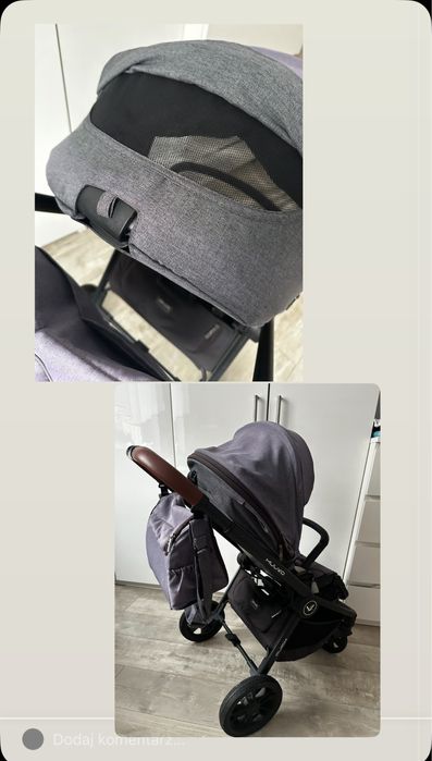 Wózek Muuvo 2.0 gondola stan idealny i spacerówka i gratisy