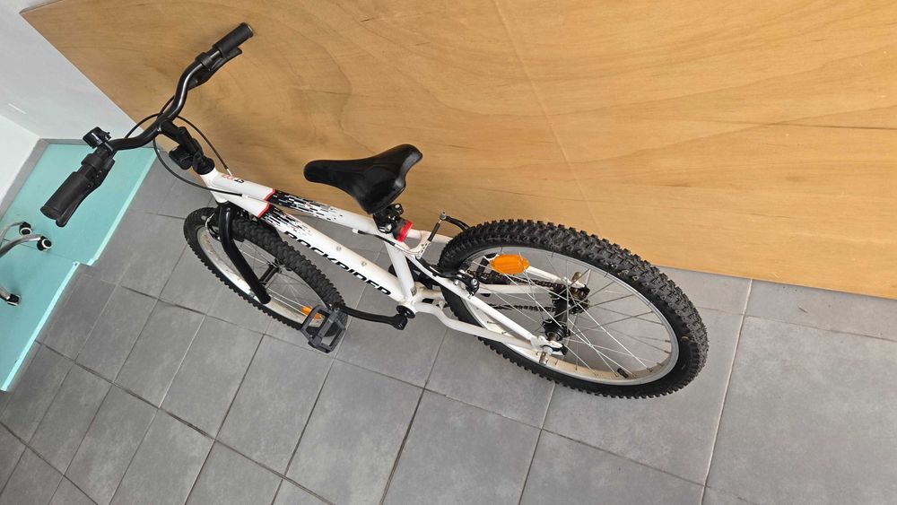 Bicicleta BTT de criança 20'' 6-9 anos branco - BTWIN