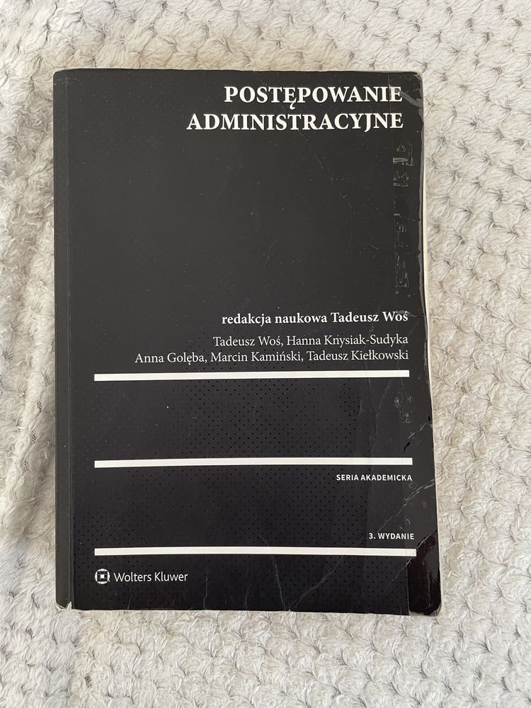 ZESTAW Postępowanie administracyjne Tadeusz Woś