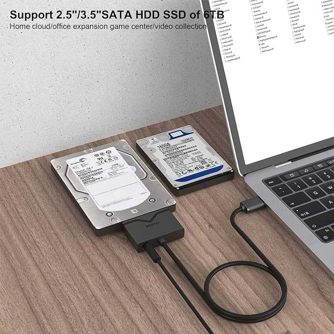 BENFEI Kabel SATA na USB 3.0, adapter dysku twardego na SATA III