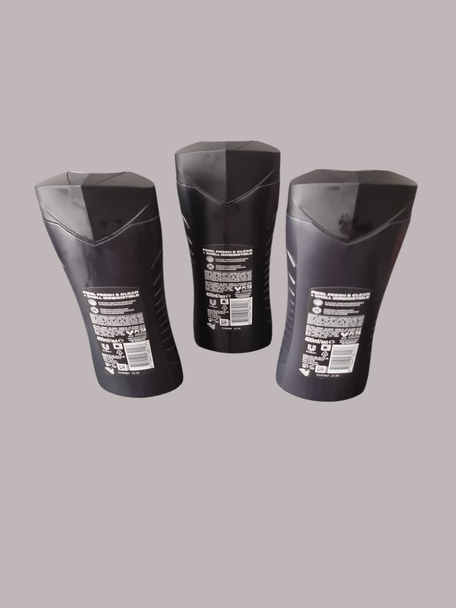 Pack 3 Gel de Banho AXE Black 3 em 1 (Novo)