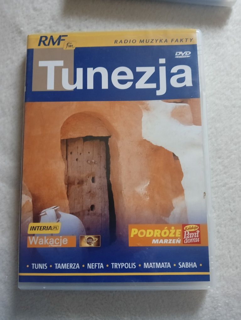 Zestaw płyt DVD o podróżach- Tunezja, Grecja, Bahamy