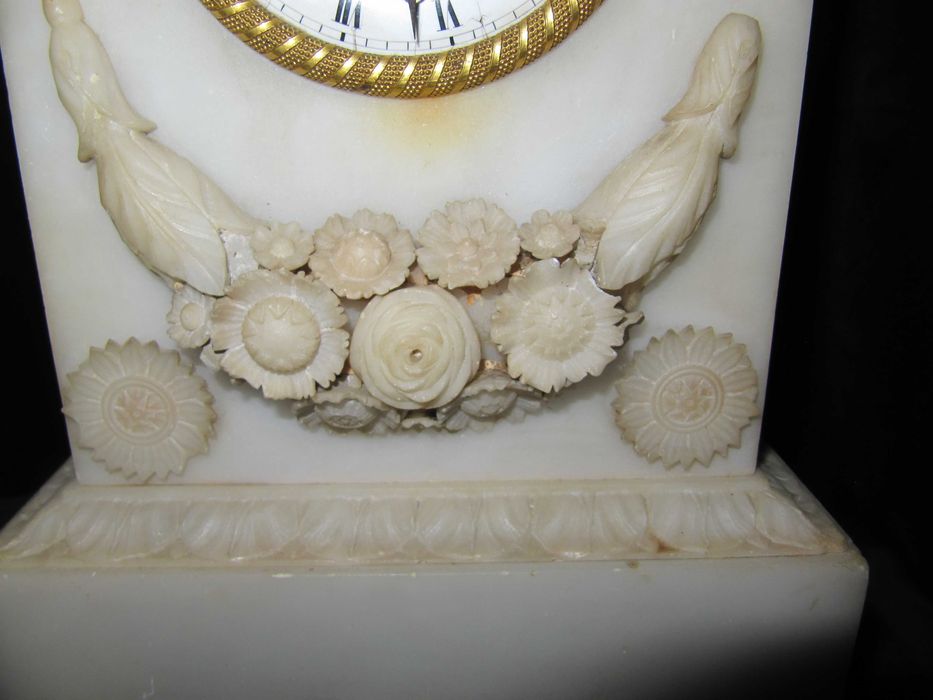 Dobra Cena-MARMUR-Empire zegar kominkowy ok 1830r