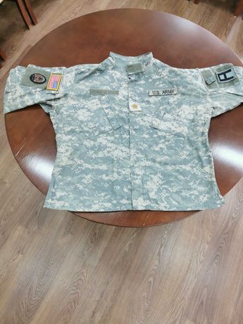 Bluza multicam US Army dystynkcje majora oryginalne naszywki