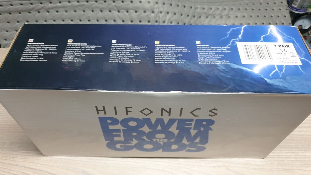 Hifonics ZX6.2W woofery 165mm nowe