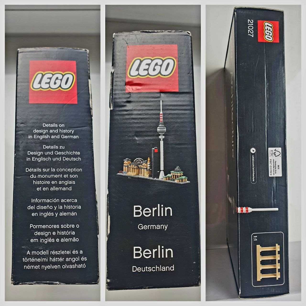 Lego Architecture Берлин (21027), б/в идеале, оригинал.
