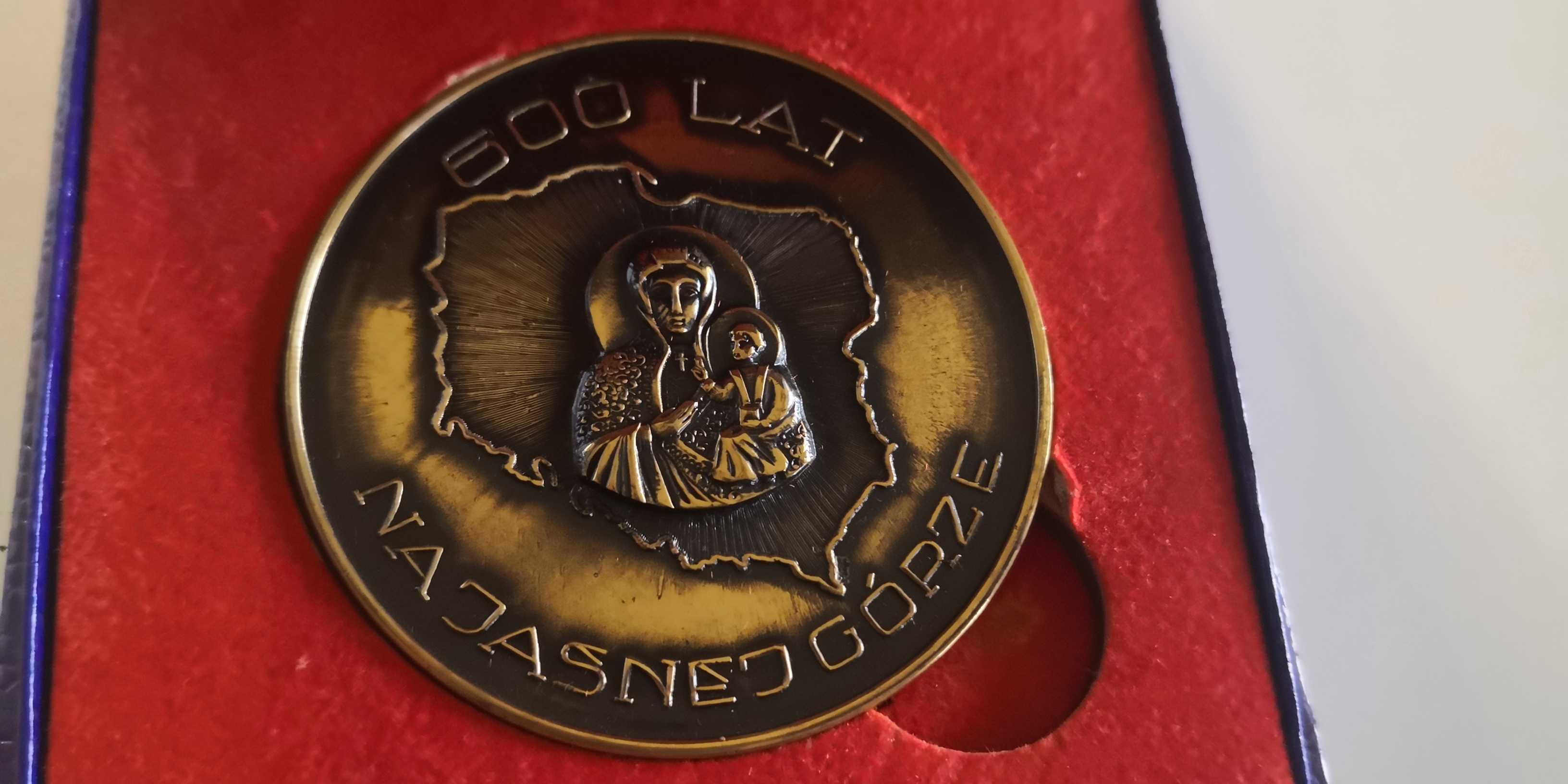 Medal Jan Paweł II 600lat na Jasnej Górze