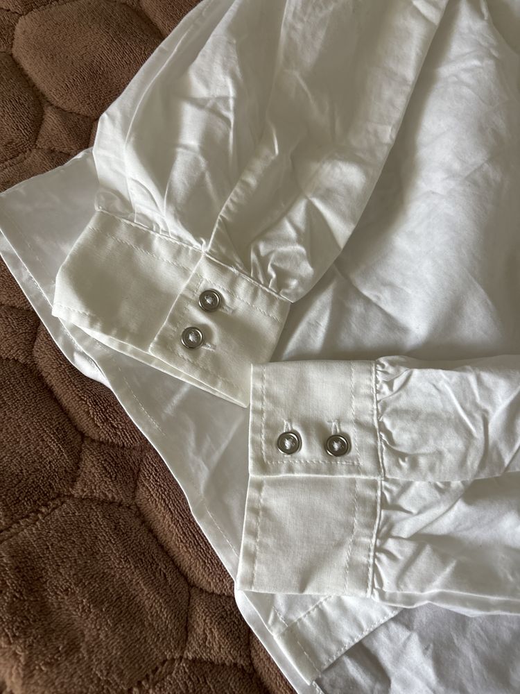 Рубашка біла, блуза cool club 170 см, S-M