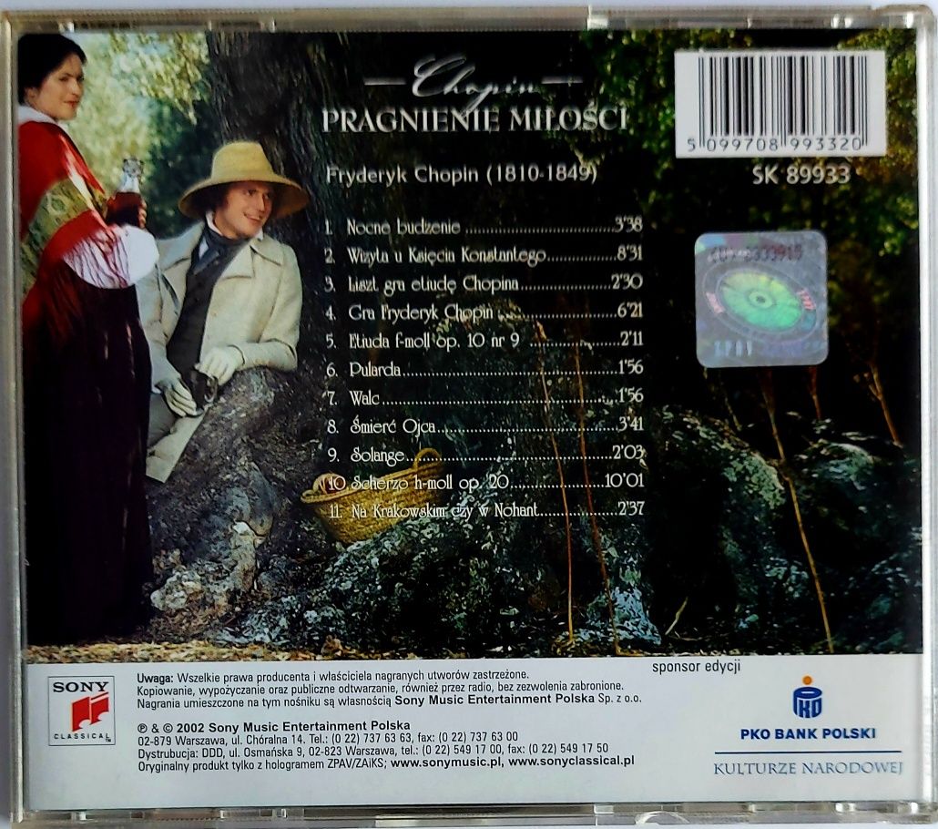 Soundtrack Chopin Pragnienie Miłości 2002r