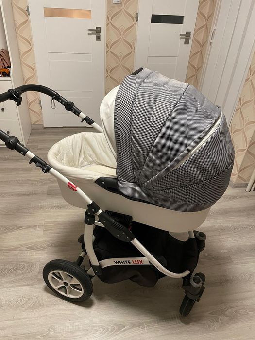 Wózek 3w1 White Lux