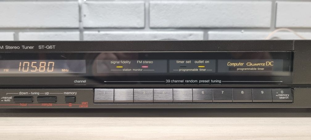 Tuner radiowy Timer TECHNICS ST-G6T. Japan