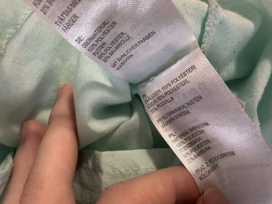 Miętowa warstwowa spódniczka tiulowa Cubus 122 / 128 tutu