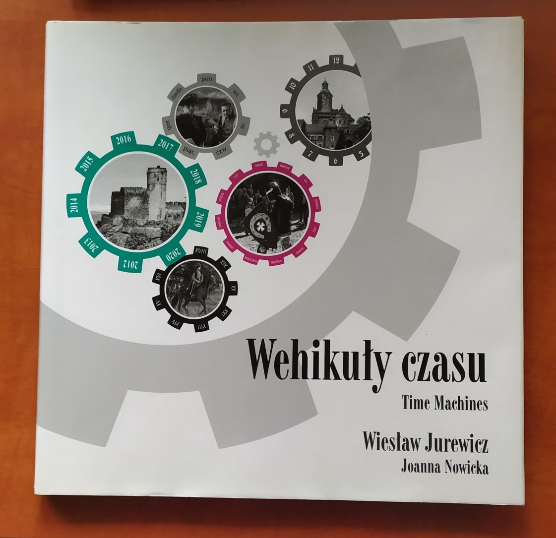 książka Wehikuły czasu Time machines Jurewicz zamki dolnośląskie