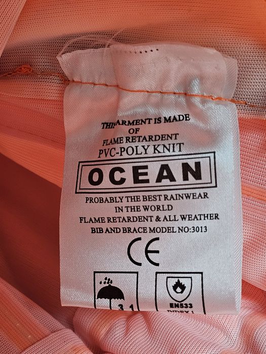 Kombinezon OCEAN roz. XL ,  przeciwdeszczowy , oceaniczny,  sztormiak