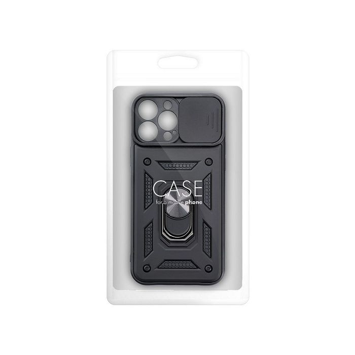 Etui Slide Armor Ring Camshield do Xiaomi Redmi Note 12 Pro 5G Black
