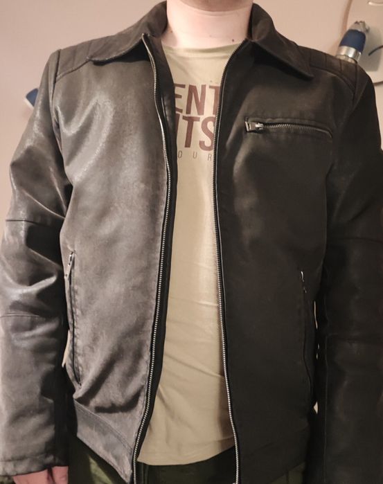 Kurtka męska zamszowa