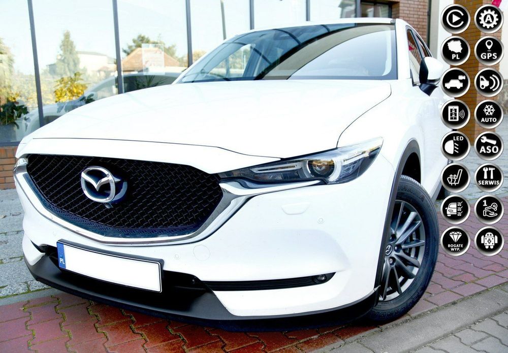 Mazda CX-5 SalonPolska|Bezwyp|Perła| 1 Ręka|SerwisASO| FuLLLed|2xPark|Navi|Kamera