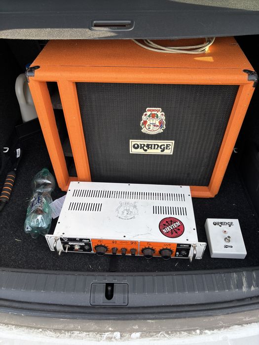 Kultowy i mocny zestaw do basu-  Orange ob1 500 + orange obc 115