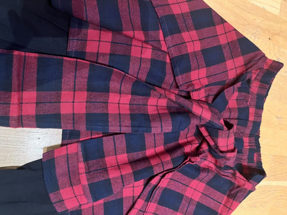 Legginsy getry z koszulą w kratę Reserved 146/152 w idealnym stanie
