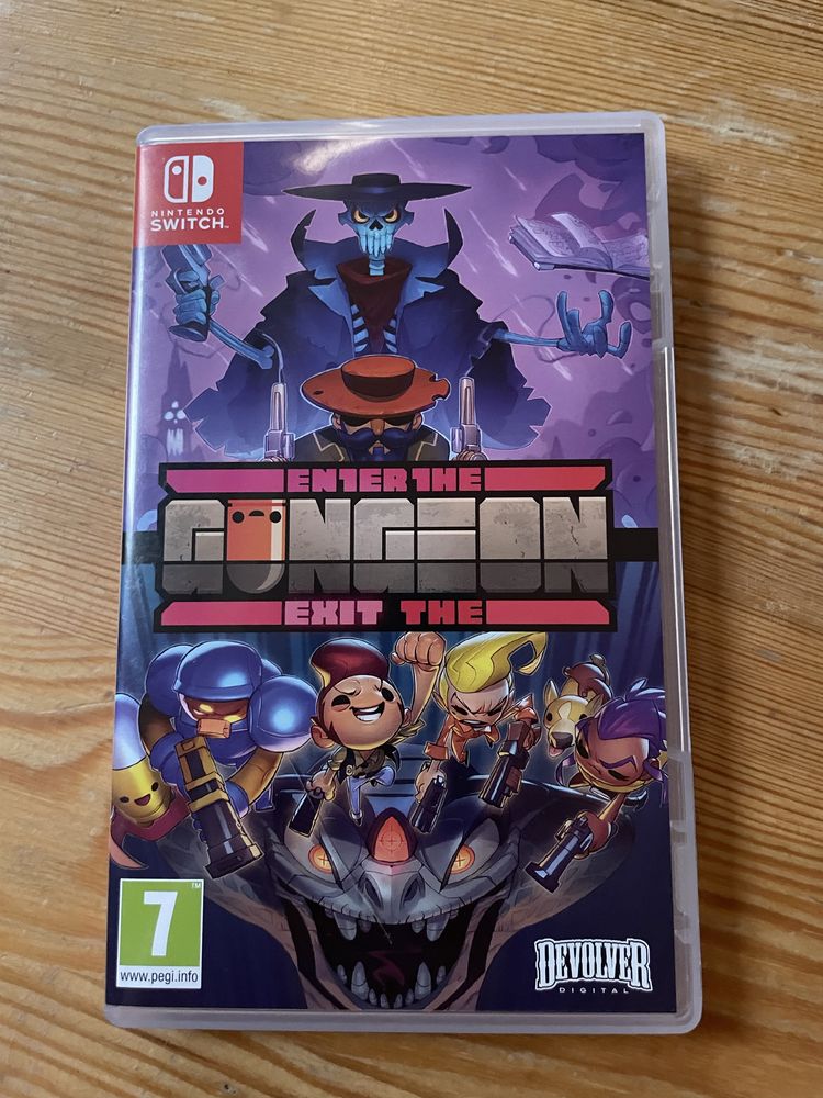 Enter the dungeon + exit the gungeon gra na nintendo switch