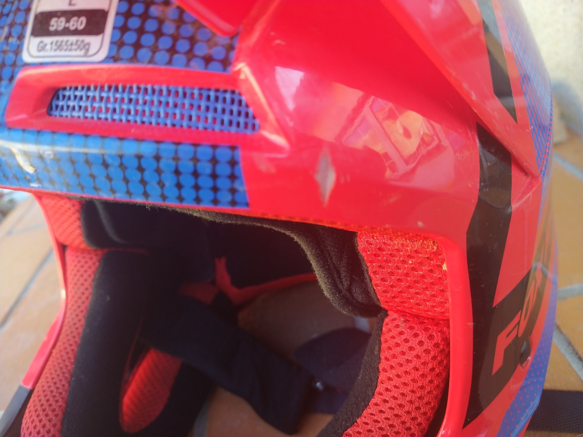 Capacete Fox V1 red