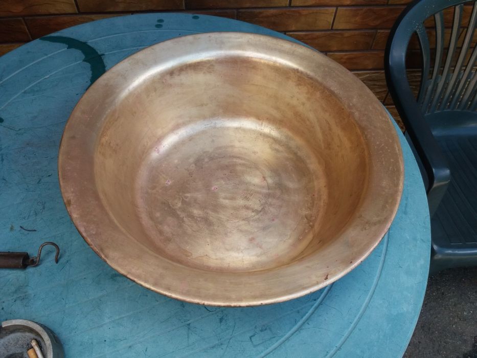 Таз латунный СССР