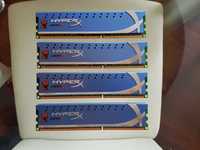 4x RAM Kingston HyperX Genesis KHX1600C9AD3K2/4G DDR3, radiatory alum.