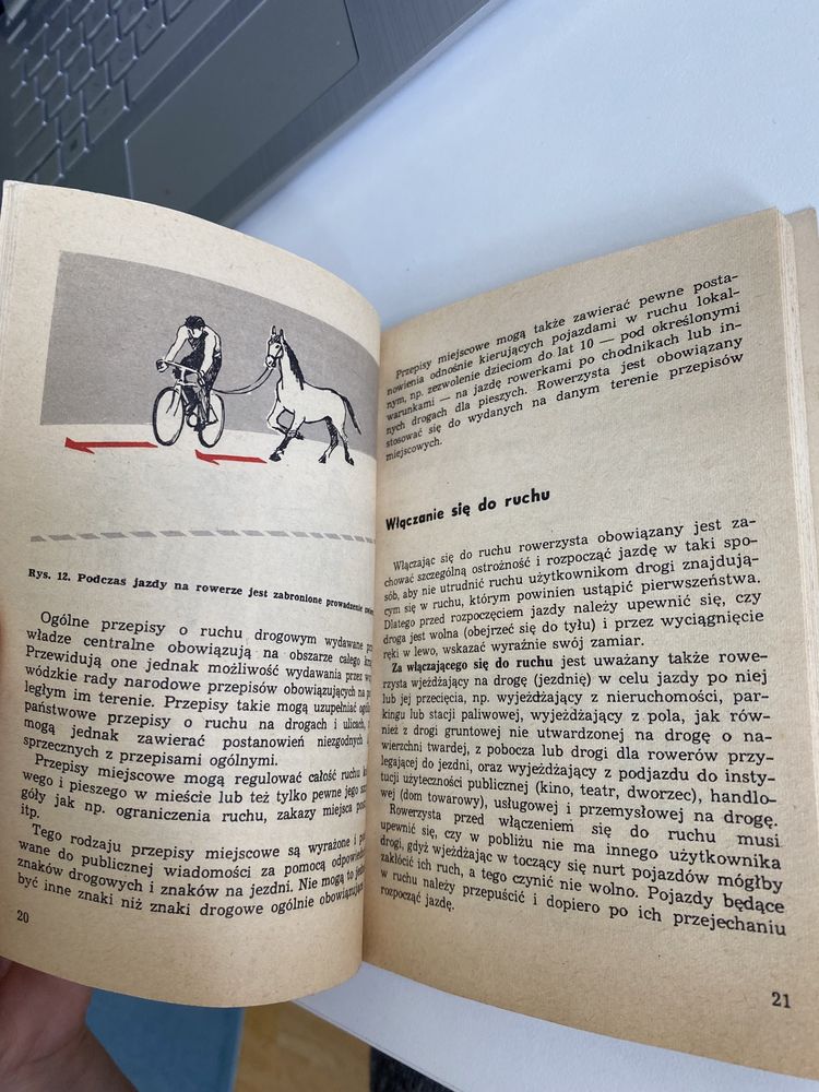 Z. Słabęcki, Zasady ruchu rowerów i moto-rowerów 1970 r