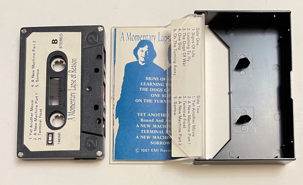 Pink Floyd A momentary Lapse of Reason kaseta magnetofonowa audio