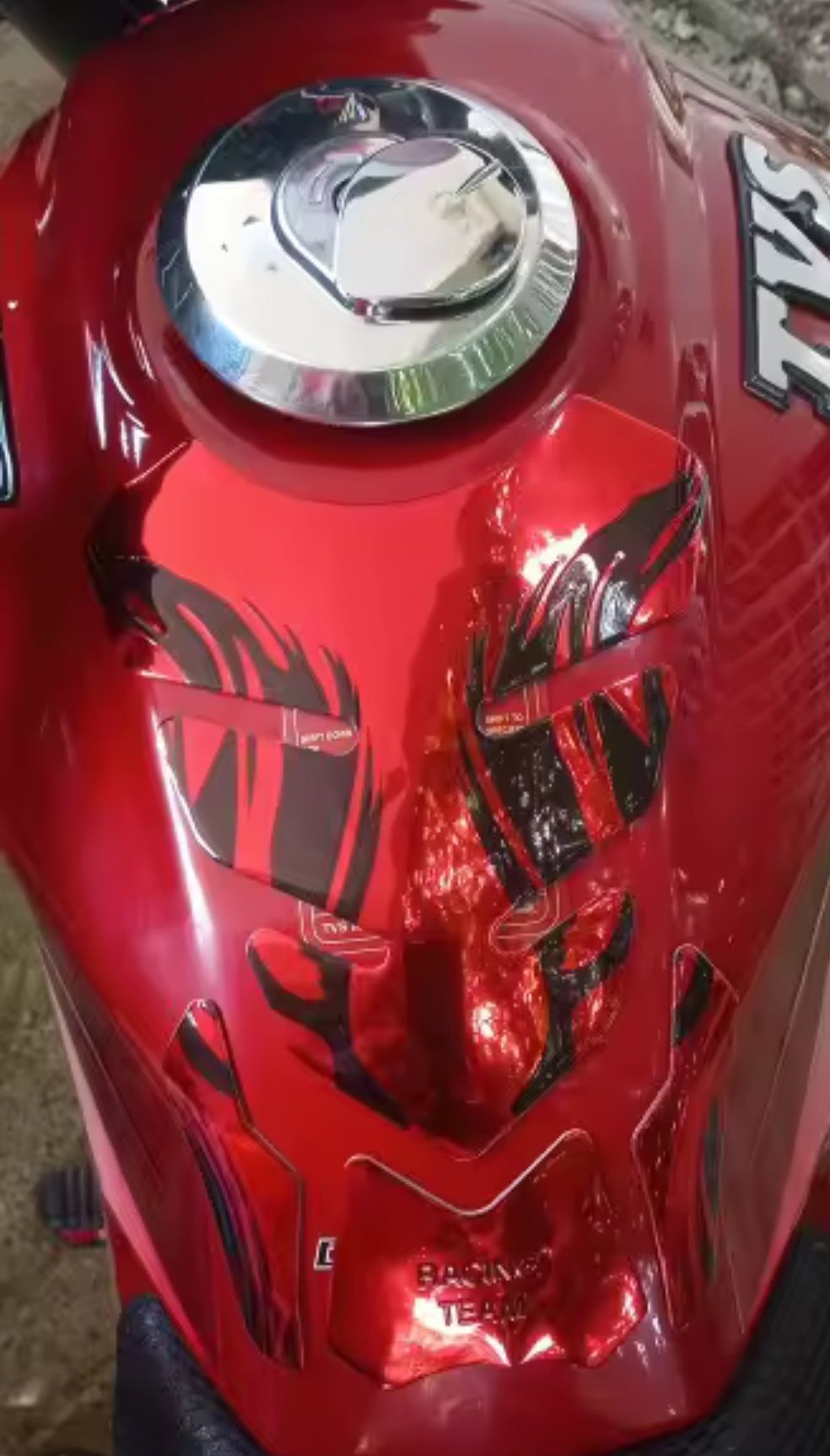 Autocolante de Proteção para Tanque de Gasolina Moto