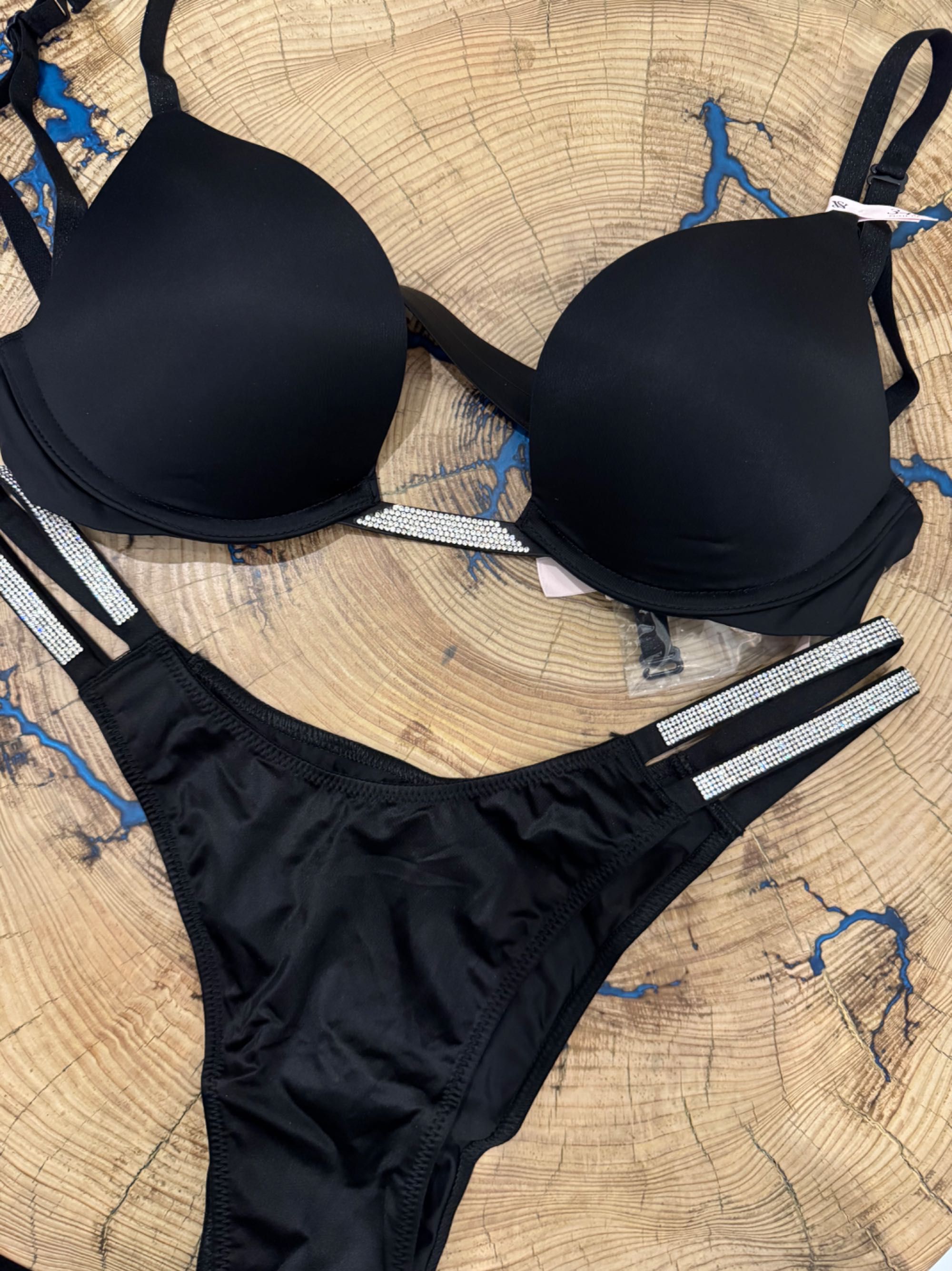 Оригинал бюстгальтер стразы пуш ап Victoria's Secret Виктория Сикрет