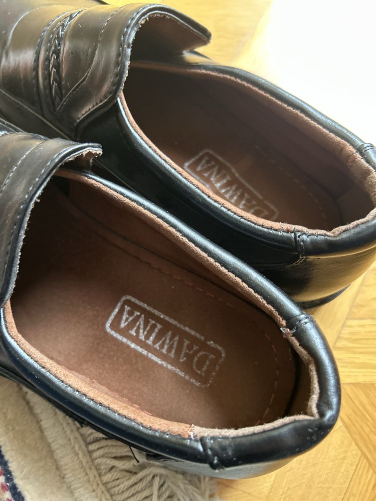 Buty mokasyny czarne